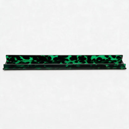 20" Tortoise Shell Acrylic Mahjong Racks & Pushers Green 2