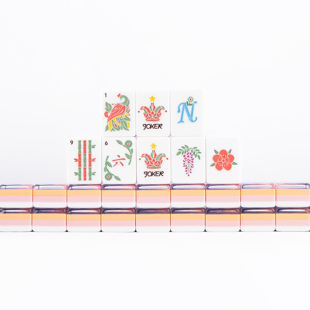 Botanical Elegance American Mahjong Set | Luxury Floral Tiles