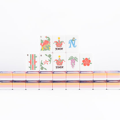 Botanical Elegance American Mahjong Set | Luxury Floral Tiles