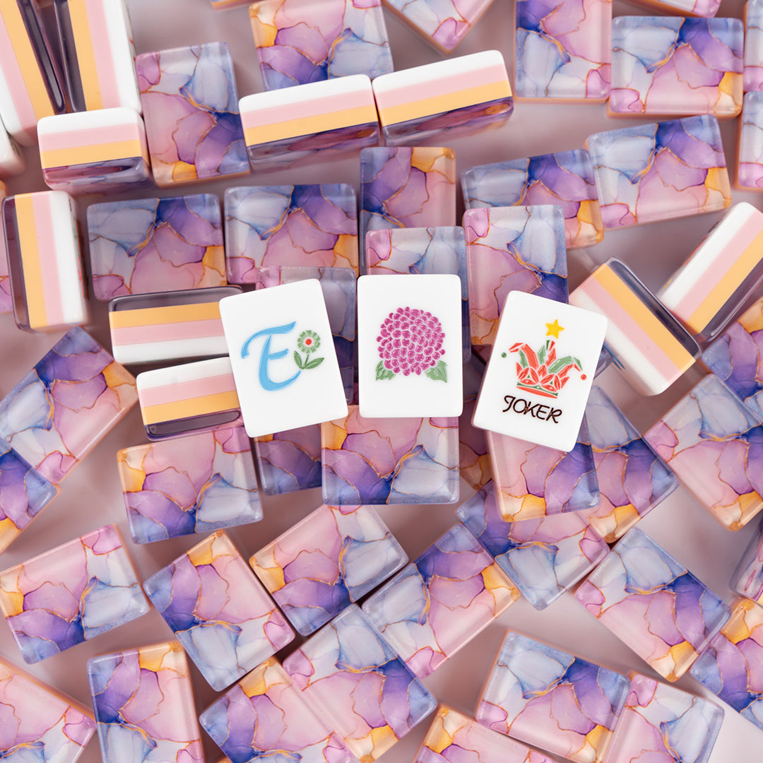 Botanical Elegance American Mahjong Set | Luxury Floral Tiles