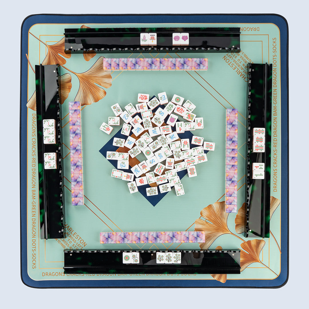 Botanical Elegance American Mahjong Set | Luxury Floral Tiles