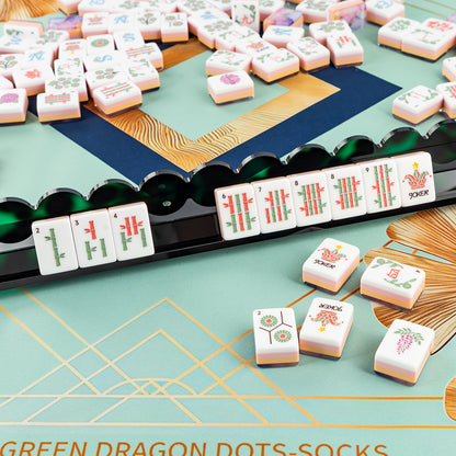 Botanical Elegance American Mahjong Set | Luxury Floral Tiles