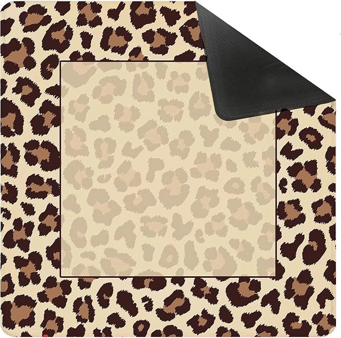 Leopard Print Mahjong Mat