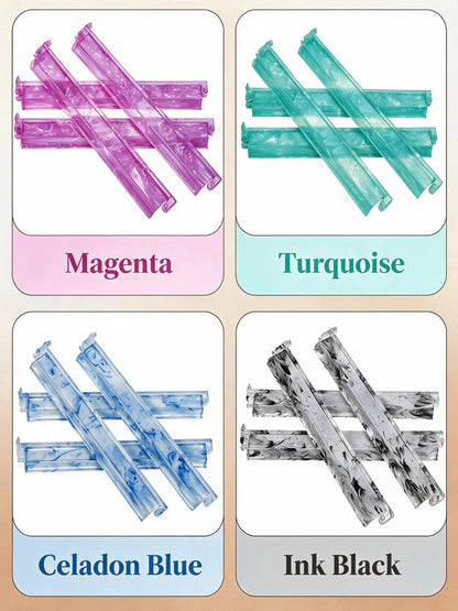 Mahjong Racks & Pushers – Premium Swirl PS Set 18.5" 4 Colors