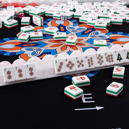 ModernMahjongset Christmas Mahjong Tiles – Santa, Gingerbread 1