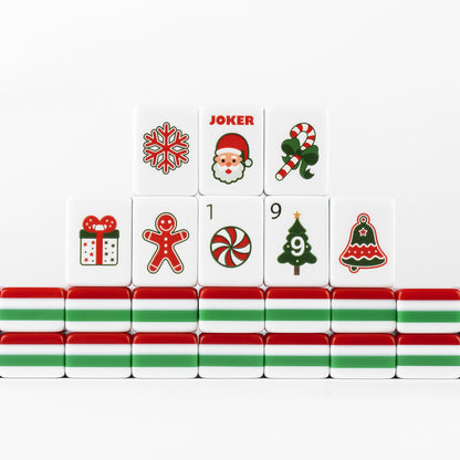 ModernMahjongset Christmas Mahjong Tiles – Santa, Gingerbread 3