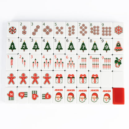 ModernMahjongset Christmas Mahjong Tiles – Santa, Gingerbread 5