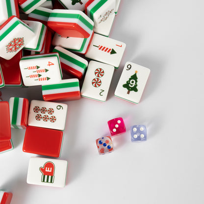 ModernMahjongset Christmas Mahjong Tiles – Santa, Gingerbread 6