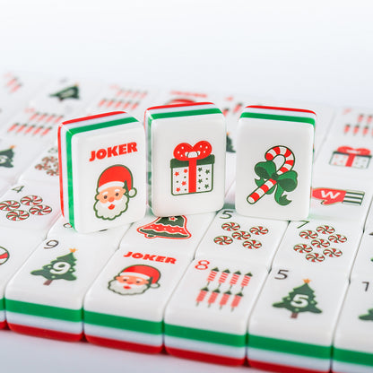 ModernMahjongset Christmas Mahjong Tiles – Santa, Gingerbread 7