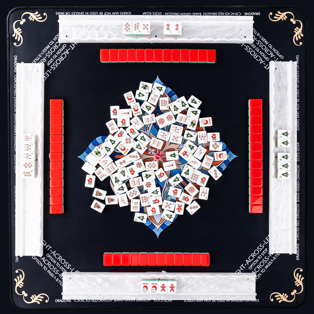 ModernMahjongset Christmas Mahjong Tiles – Santa, Gingerbread 9