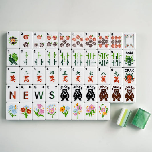 Modern Mahjong Set Jade Tide Mahjong Set 2