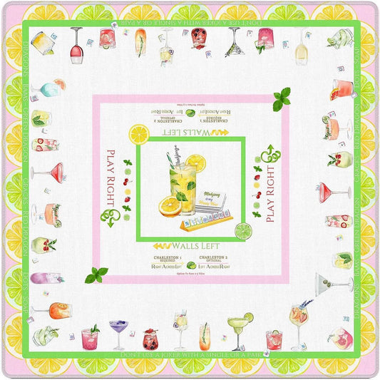 Modern Mahjong Set Lemon Tea Mahjong Mat