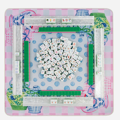 Modern Mahjong Set Minty Coast Mahjong Tiles Ocean Collection 5