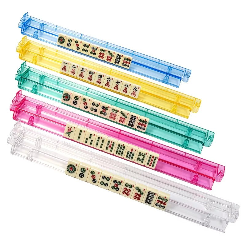 Modern Mahjong Set Premium 2-in-1 Mahjong Racks 4 Pieces Set 1