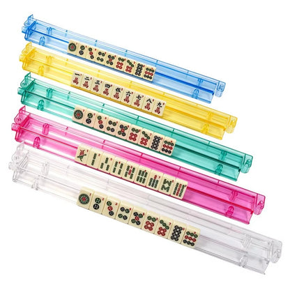 Modern Mahjong Set Premium 2-in-1 Mahjong Racks 4 Pieces Set 1