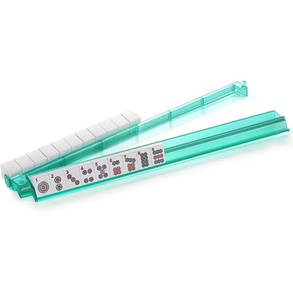 Modern Mahjong Set Premium 2-in-1 Mahjong Racks 4 Pieces Set 3