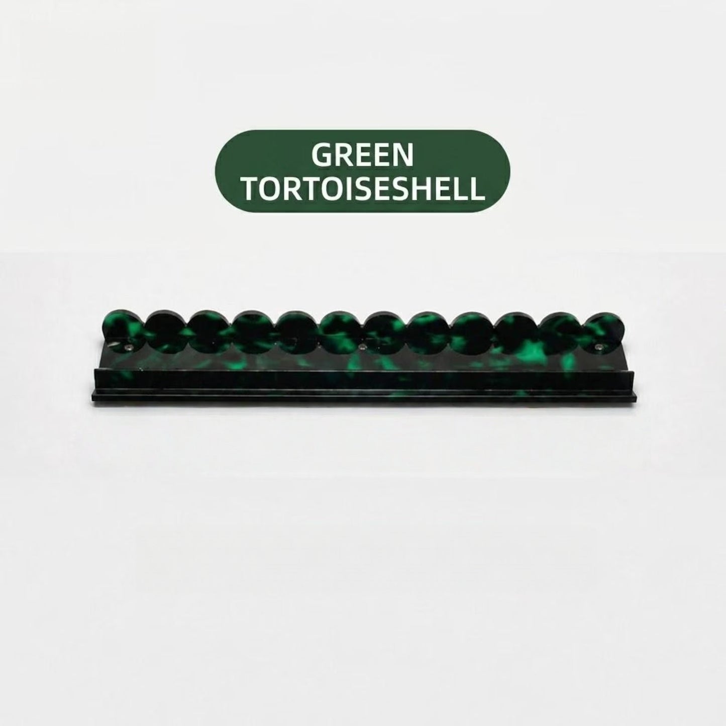 Modern Mahjong Set Premium Tortoiseshell Mahjong Rack with Magnetic Pusher & Wave Mahjong Holder 7
