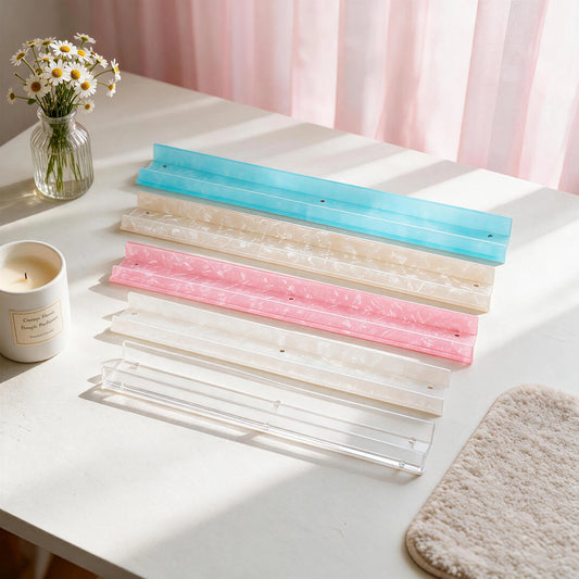 Premium Shell Pearl Magnetic Mahjong Racks with Straght Magnetic Pushers | 4 Pieces Set