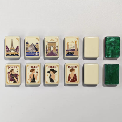 Parisian Mahjong Set – French-Inspired American Mahjong Tiles